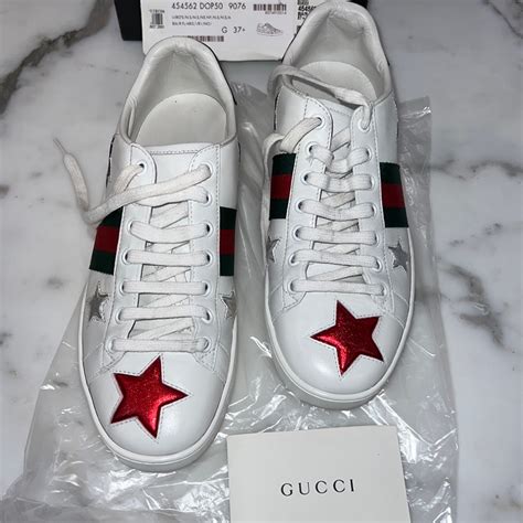 gucci ace star sneakers replica|gucci casual sneakers.